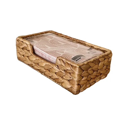 سبد باکس جادستمالی حصیری سایز 22x13 هوم سنتر آلمان