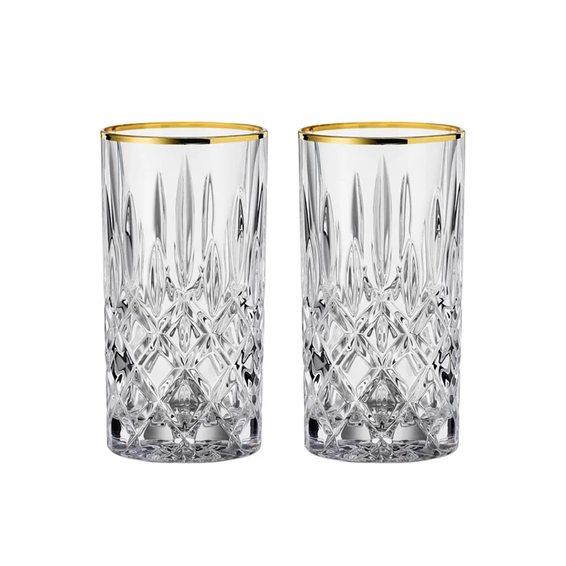 لیوان ناخمن مدل Nachtmann Noblesse long GOLD بسته 2 عددی