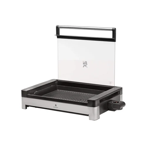 گریل دبیلو ام اف آلمان مدل WMF Lono Tischgrill gerippt mit Glasdeckel