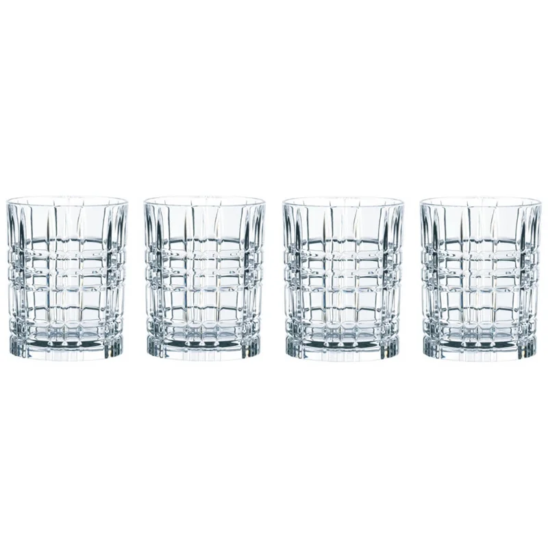 لیوان 4 پارچه ناخمن مدل Nachtmann Square Series Whisky Glass