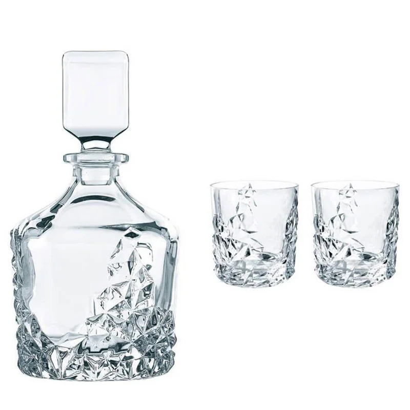 تنگ و لیوان 3 پارچه ناخمن مدل Nachtmann Sculpture Whisky